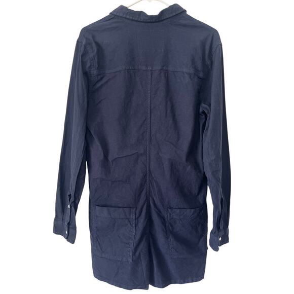 Frank and Eileen IRELAND Navy Blue Short Playsuits Romper Linen Size M - Picture 5 of 7